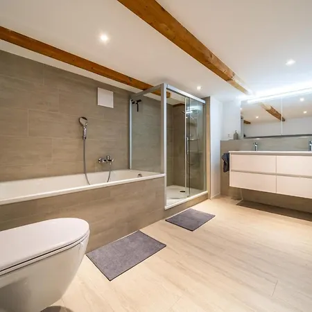 アパート Large Apt In Town Center With Garden & Near Lake